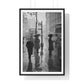 Wet Day, Aldwych, London (1937) by Eric Lee Johnson, from the Original, Wooden Framed Art Print