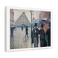 Paris Street Rainy Day (1877) by Gustave Caillebotte, from the Original, Art Print on Canvas