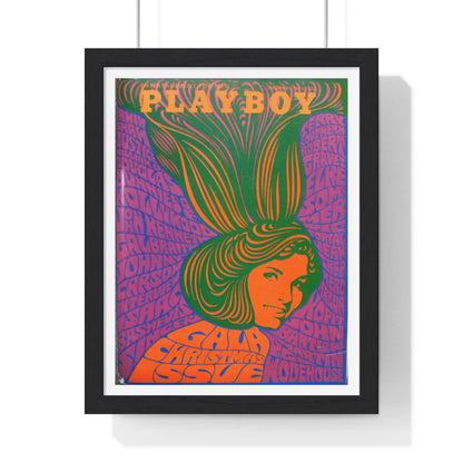 Playboy (1967) Psychedelic Magazine Cover Artwork, from the Original, Framed Print