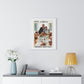 Ours to Fight For, Freedom From Want, Vintage Thanksgiving Illustration by Norman Rockwell, Framed Print