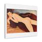 Reclining Nude from the Back (1917) by Amedeo Modigliani, Canvas Art Print from the Original