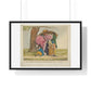 The Summer Shower, or Mademoiselle Par, a Pluye (1786) by George Stubbs, from the Original, Framed Print
