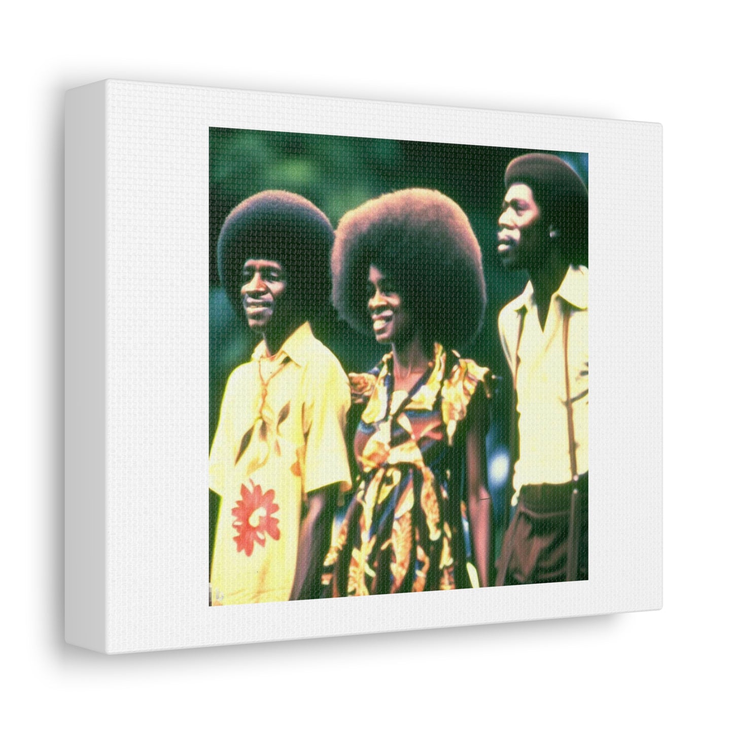 Jamaican British People in the 1970s 'Designed by AI' Art Print on Canvas