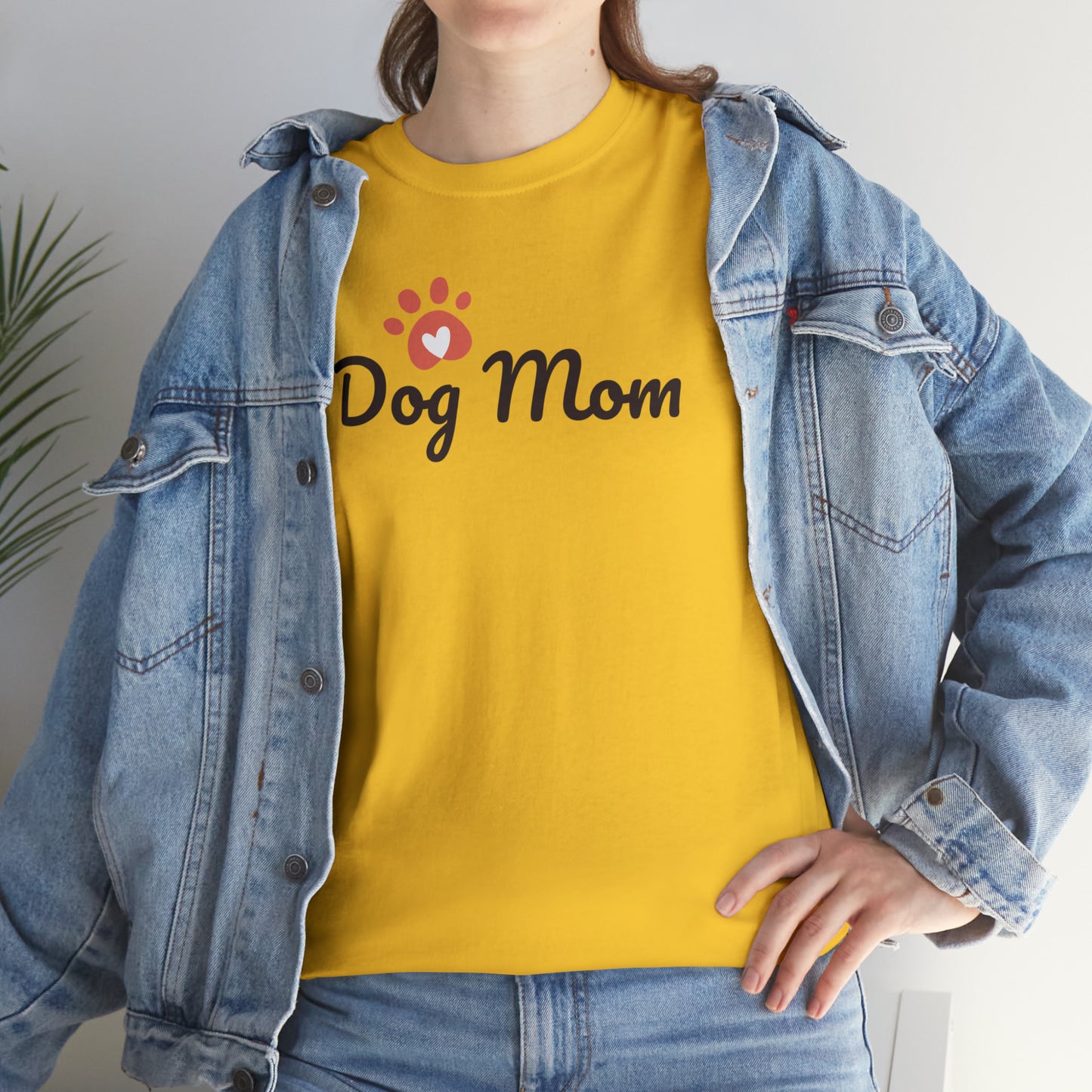 Dog Mom Cotton T-Shirt