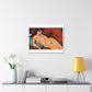 Nude on a Blue Cushion (1917) by Amedeo Modigliani, Canvas Art Print from the Original