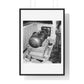 Atomic Bomb 'Little Boy' on Trailer Cradle, Before Being Loaded into Enola Gay's Bomb Bay, from the Original, Framed Print