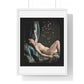 Reclining Female Nude Posed as Danae (1850s) from the Original, Framed Art Print