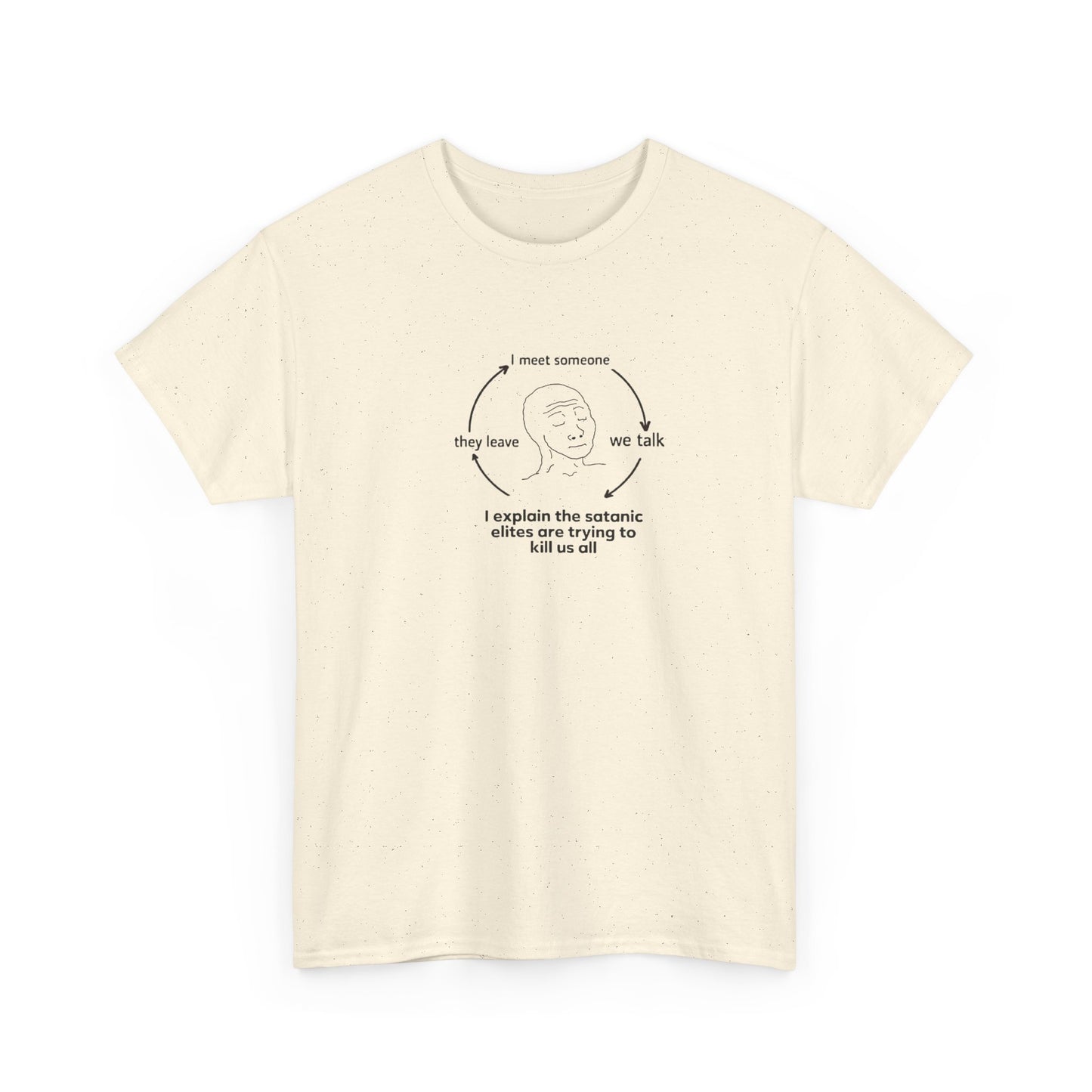 Satanic Elites, Global Conspiracy Funny T-Shirt