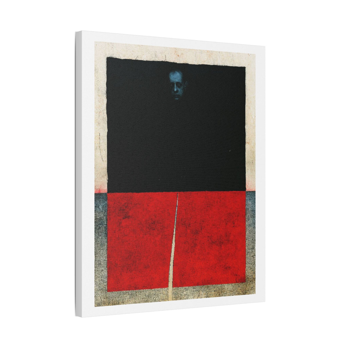 Darkness, Neo-Surrealism, Art Print on Satin Canvas, Stretched