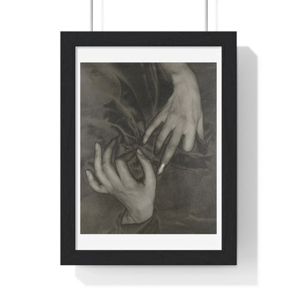 Georgia O’Keeffe Hands and Thimble (1919) by Alfred Stieglitz from the Original, Framed Art Print