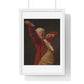 Self-Portrait, Yawning (circa 1783) by Joseph Ducreux, from the Original, Framed Art Print