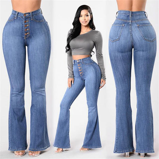 Women's High Waist Stretch Denim Jeans