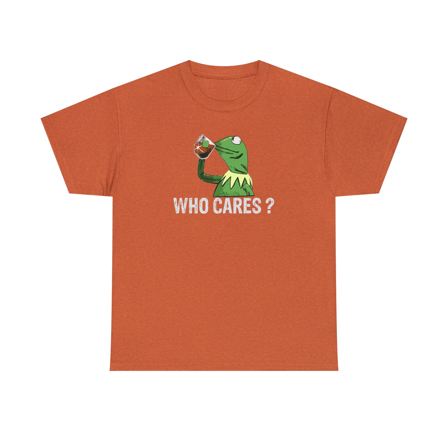 Who Cares Kermit Funny T-Shirt