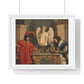 The Devil's Checkmate by Moritz Retzsch (1831) from the Original, Framed Art Print