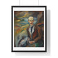 A Mind Adrift, Abstract Art 'Designed by AI', Framed Print