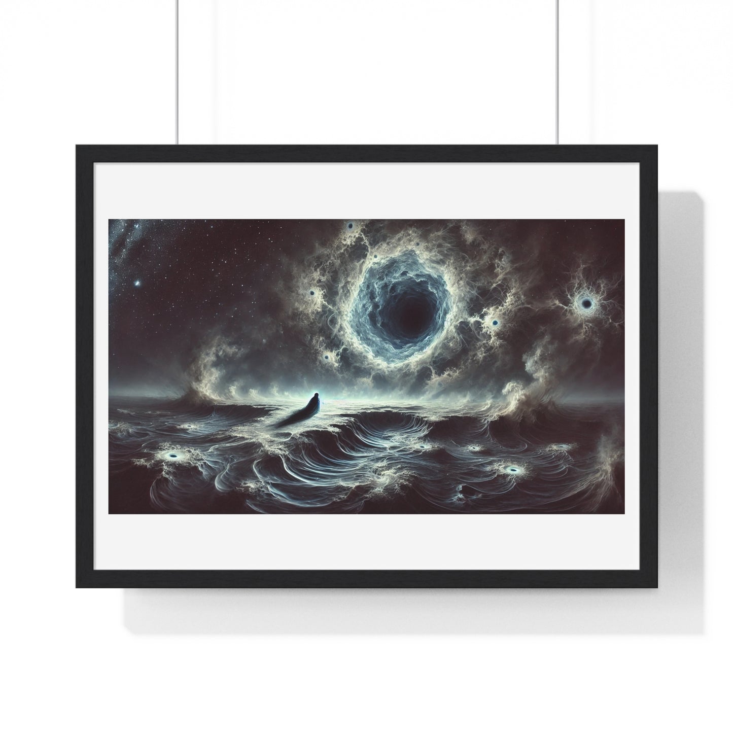 Dirge of the Abyss 'Designed by AI' Framed Art Print