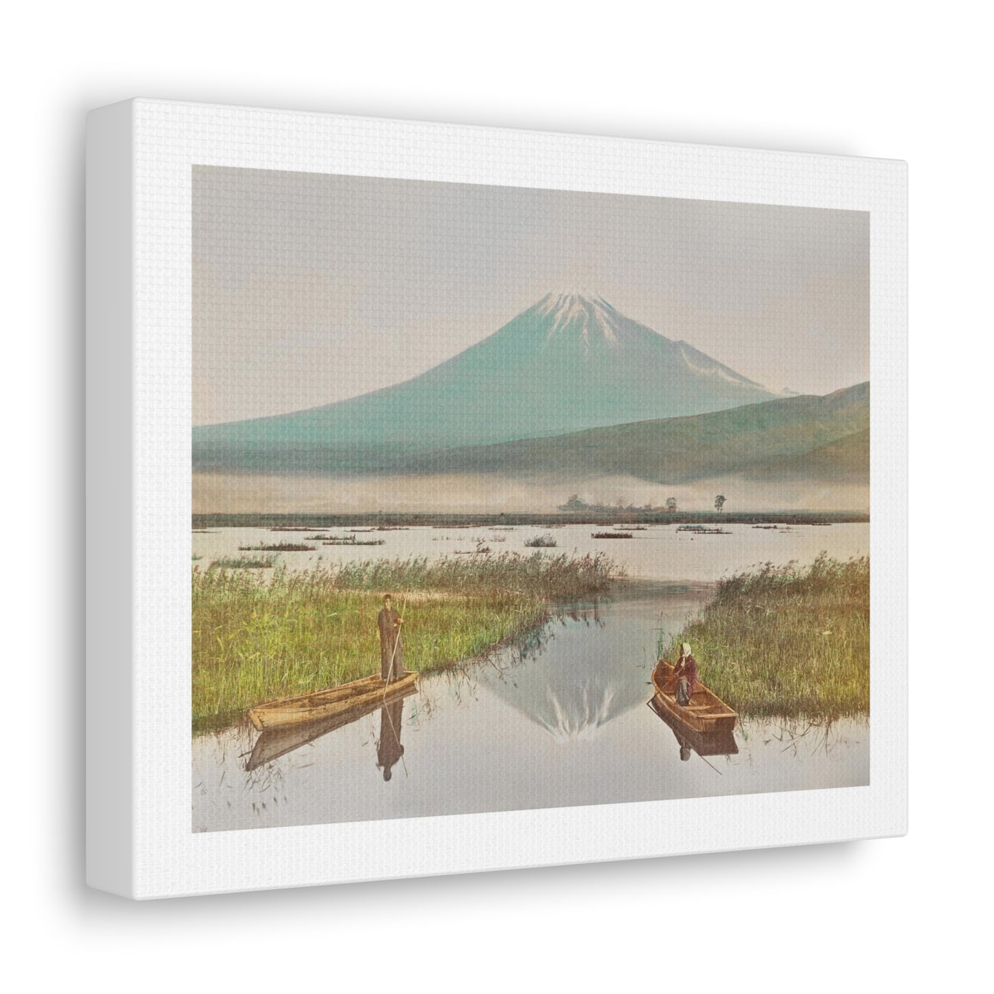 Mount Fuji as Seen from Kashiwabara (1897) by Kazumasa Ogawa, Art Print from the Original on Canvas