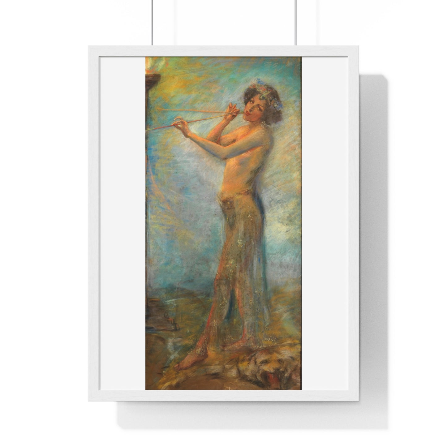 Pagan Dancer (circa 1901) by Alice Pike Barney, from the Original, Art Print on Canvas