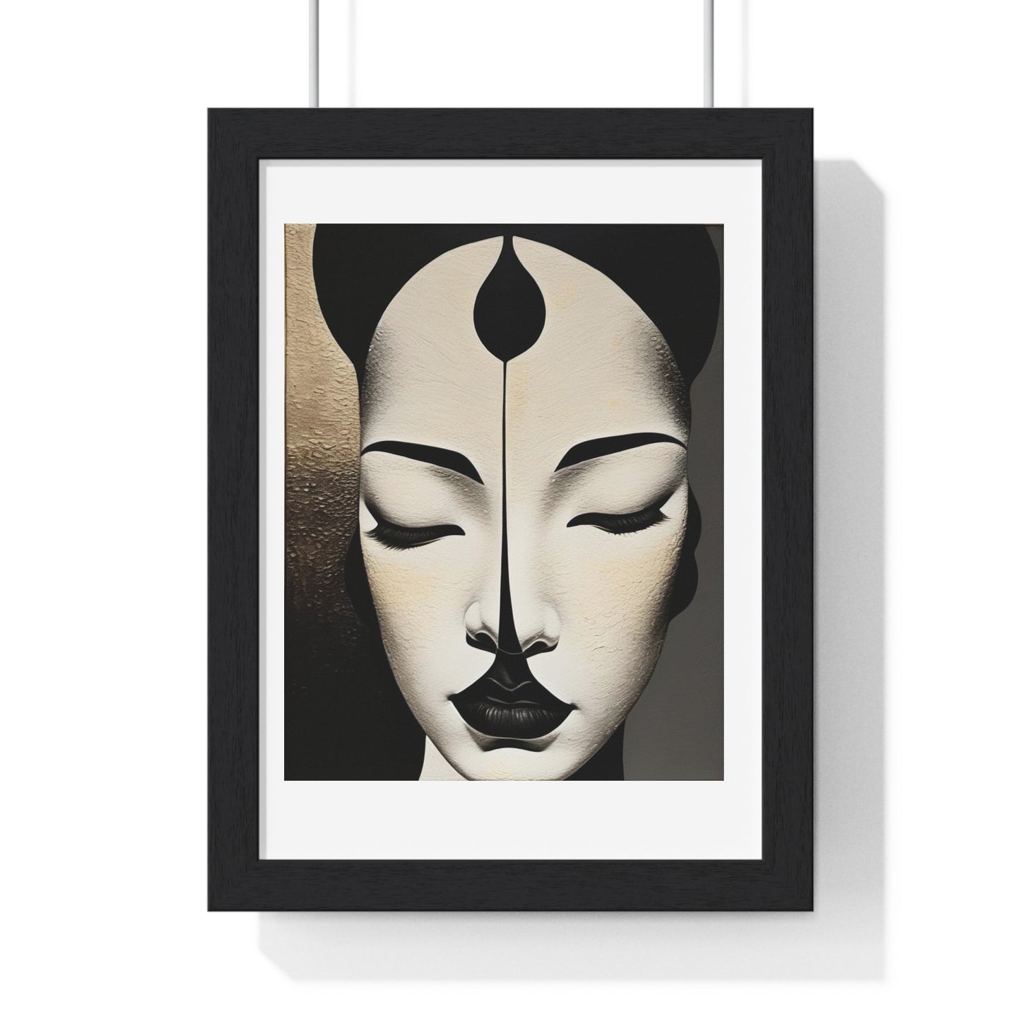 Contemplation 'Designed by AI' Framed Art Print