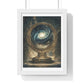 Galactic View, Abstract Art 'Designed by AI', Framed Print