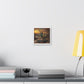 Duet, Surrealist Art 'Designed by AI' Canvas Art Print