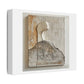 Wall Textured Plaster, Neutral Wall Art Print on Canvas