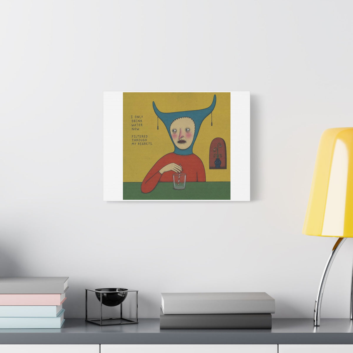 It's Fine VI, Cartoon Art Print on Canvas