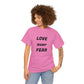 'Love Over Fear' Cotton T-Shirt