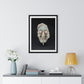 Head from a Figure, Mayan Sculpture (600–909) from the Original, Framed Print