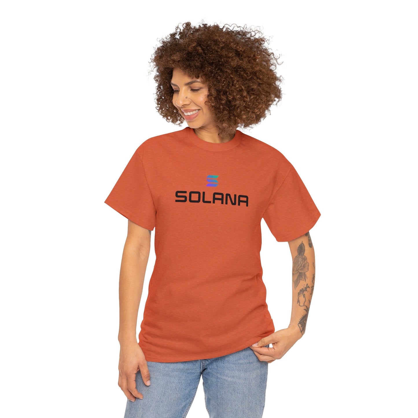 Solana Foundation #SOL Crypto Unisex Heavy Cotton T-Shirt