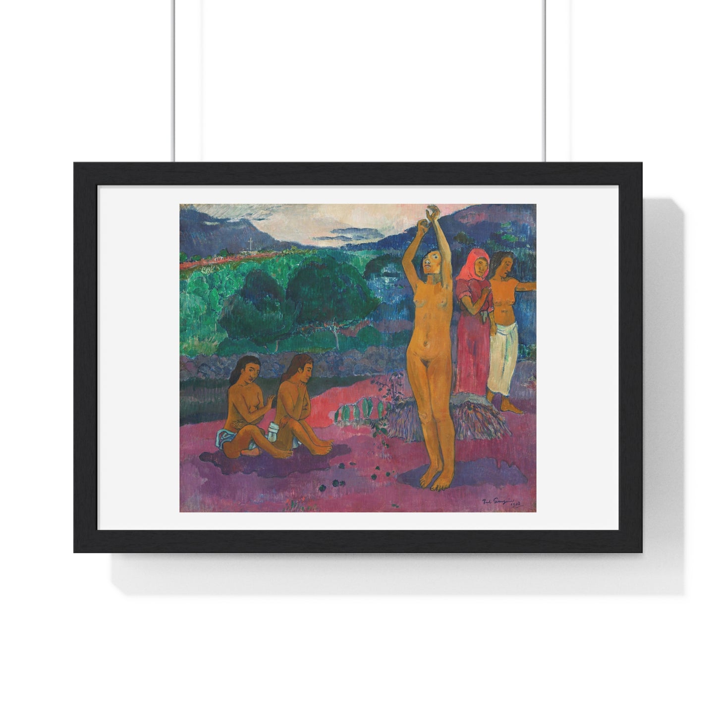 The Invocation (1903) by Paul Gauguin, from the Original, Framed Print