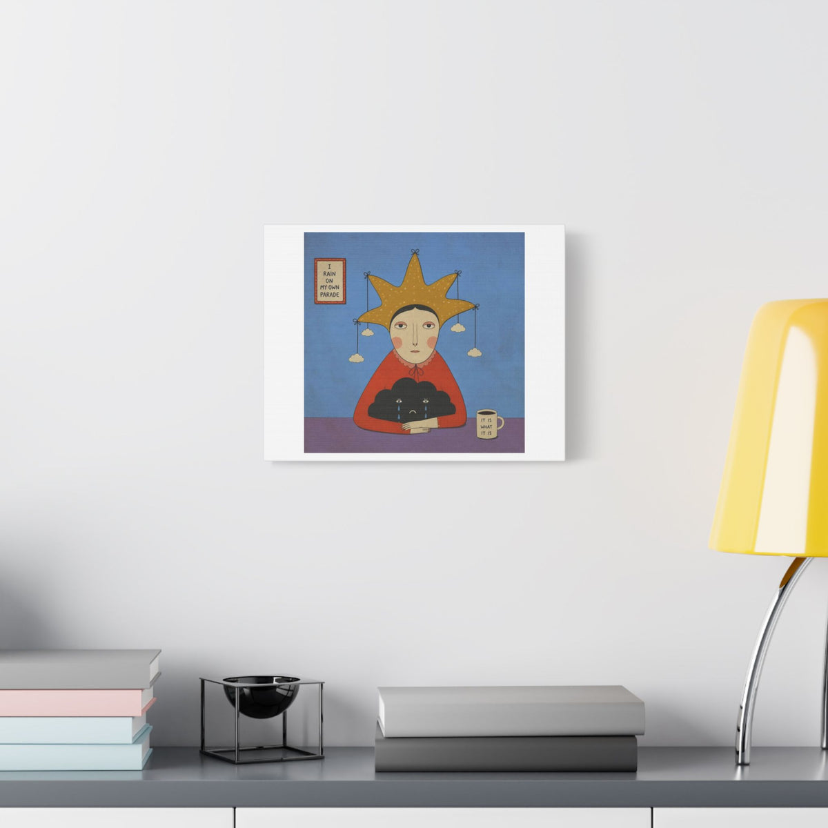 It is What it is, Cartoon Art Print on Canvas