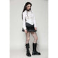 Dark in Love Queeny Gothic Demon White Shirt