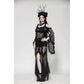 Dark in Love Nevaeh Gothic Lace and Mesh Mermaid Skirt