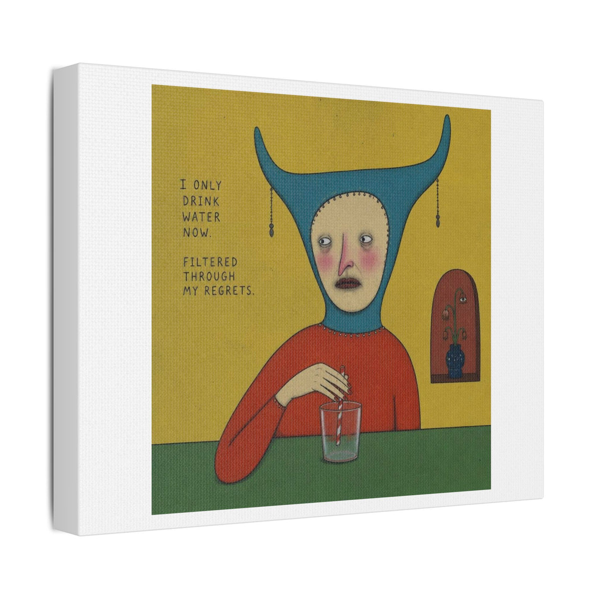 It's Fine VI, Cartoon Art Print on Canvas