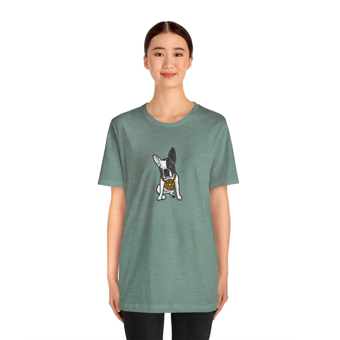 French Bulldog Boss Design Jersey T-Shirt