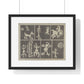 Petroglyph Design (1935-1942) by Lala Eve Rivol, from the Original, Framed Art Print