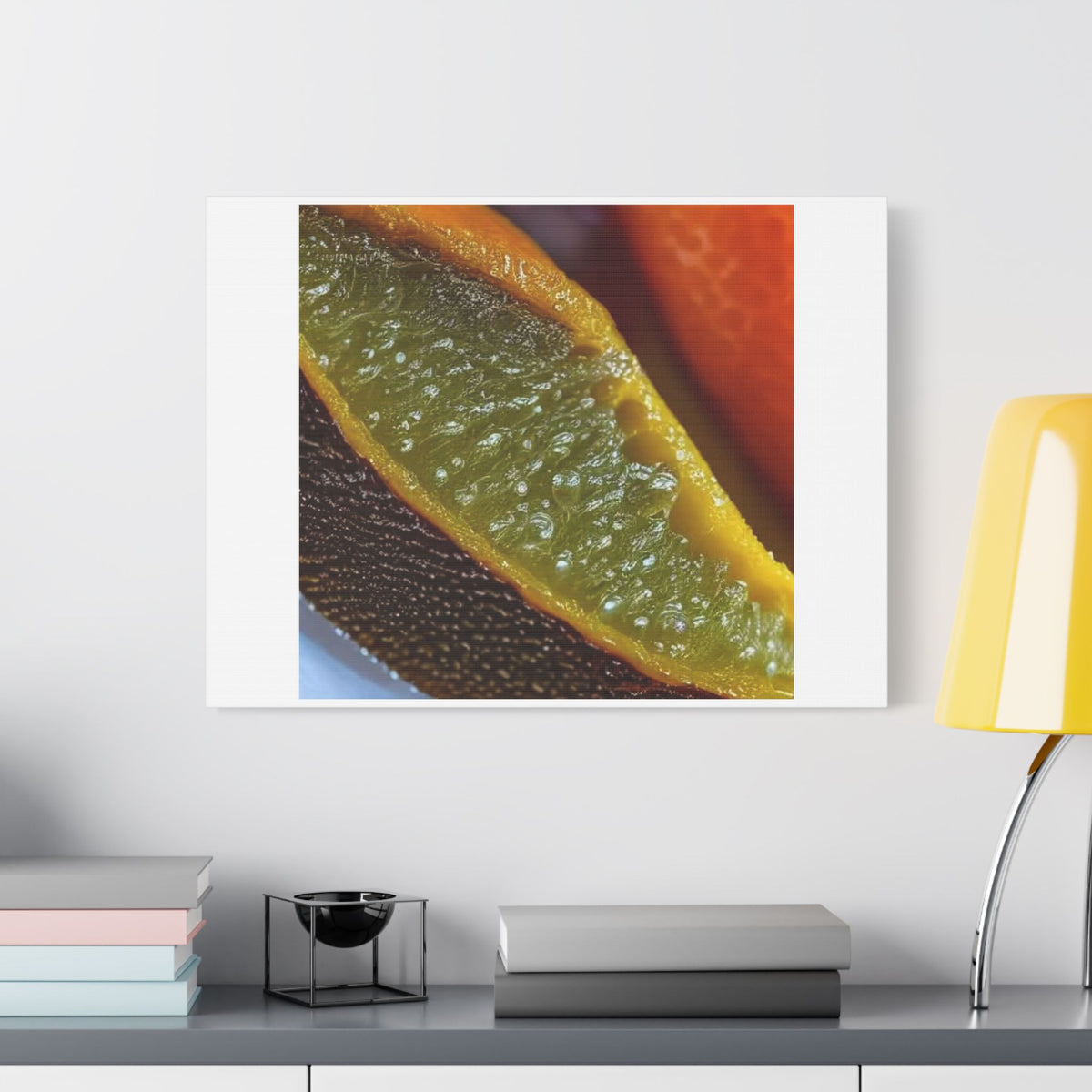 Abstract Citrus Fruits, Decor Art Print on Canvas
