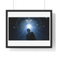 Last Moments Before the Abduction 'Designed by AI' Framed Art Print