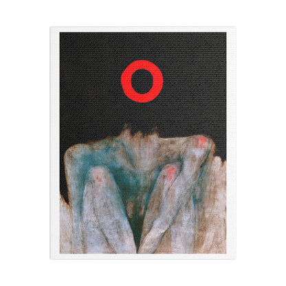 Eclipse, Neo-Surrealism, Art Print on Satin Canvas, Stretched