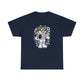 Leopard Astronaut Cartoon T-Shirt