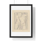 Study for the Painting with Prometheus (1930) by Mikuláš Galanda, from the Original, Framed Art Print