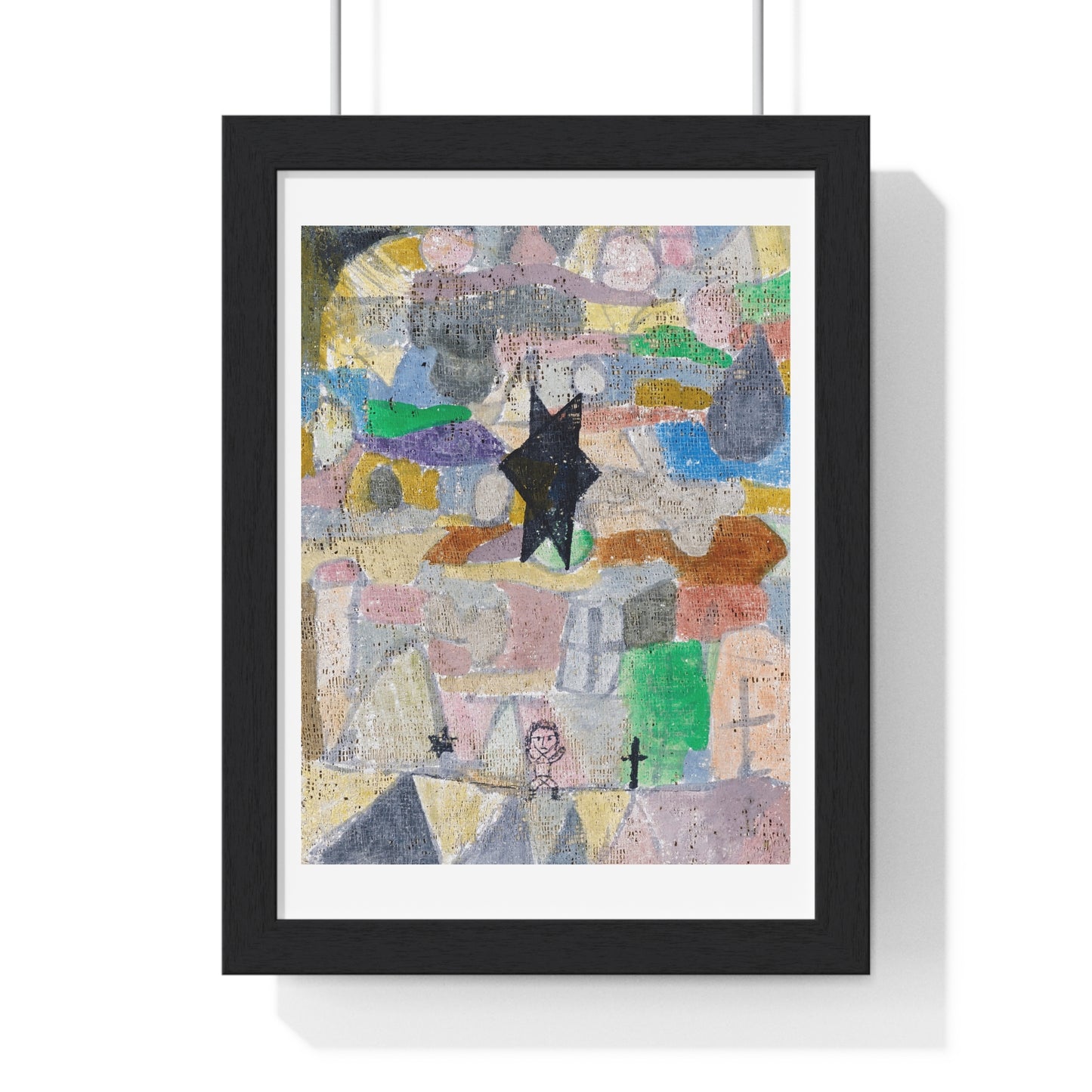 Under a Black Star (1918) by Paul Klee, from the Original, Framed Art Print