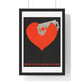 Human Concern, Personal Torment, Poster Art, from the Original, Framed Art Print