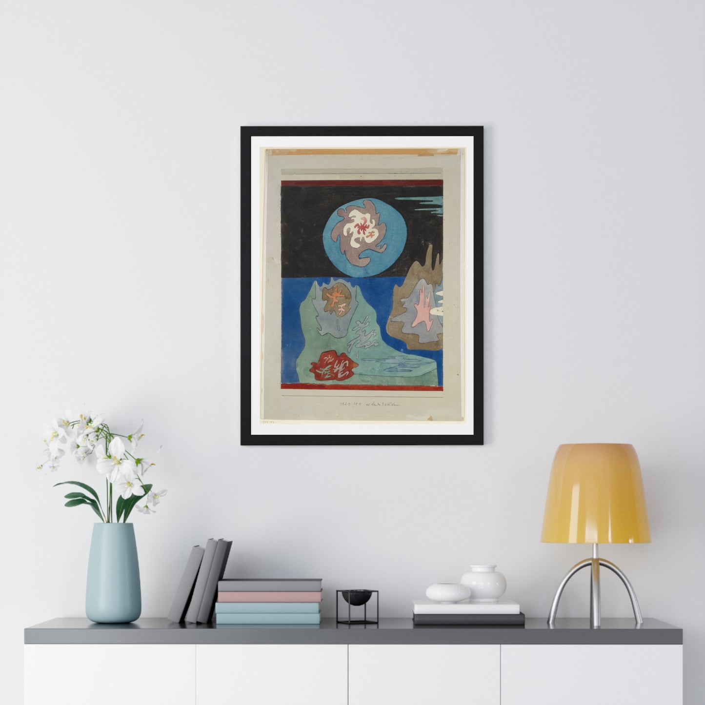 In the Land of Precious Stones (1929) by Paul Klee, from the Original, Framed Art Print