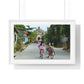 Street Scene, Philippines, Photographic Art, from the Original, Framed Print