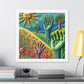 Gaia's Eternal Embrace 'Designed by AI' Canvas Art Print