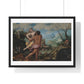The Abduction of Proserpine (1570) by Alessandro Allori, from the Original, Framed Art Print