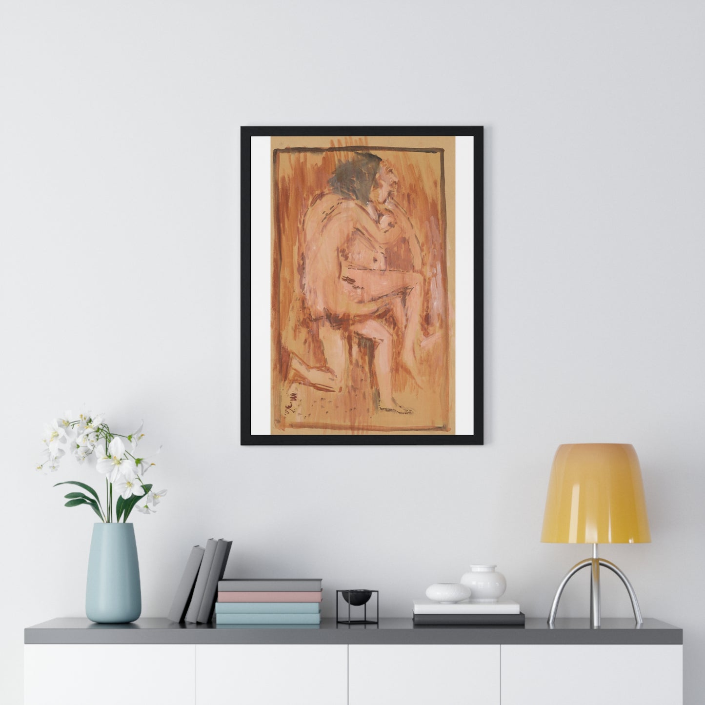 Lovers by Cyprián Majerník, from the Original, Framed Art Print