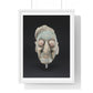 Head from a Figure, Mayan Sculpture (600–909) from the Original, Framed Print